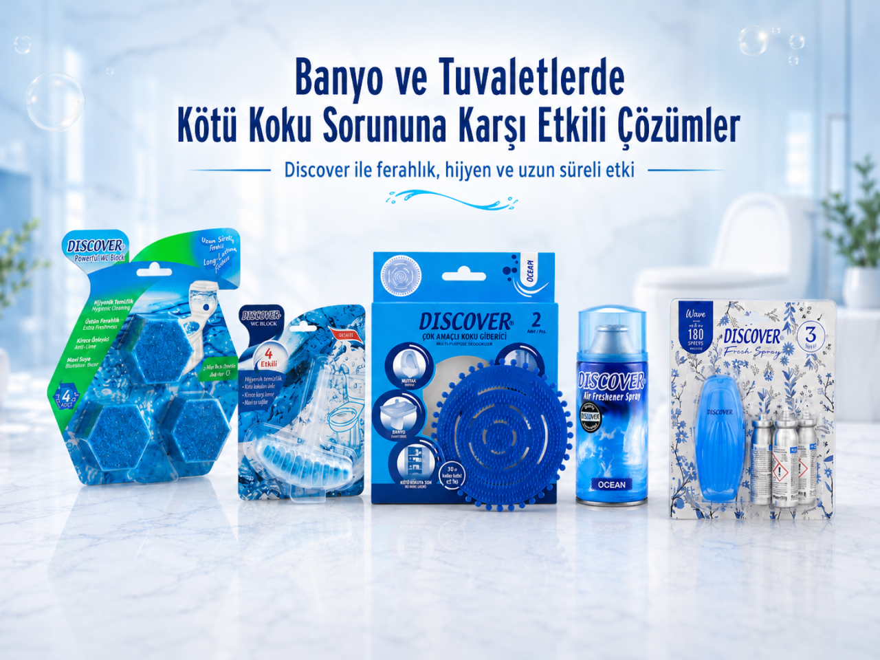 Banyo ve Tuvaletlerde Kötü Koku Sorununa Karşı Etkili Çözümler