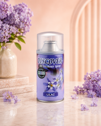 Discover Otomatik Sprey Püskürtücü Spreyi Lilac 320 ML