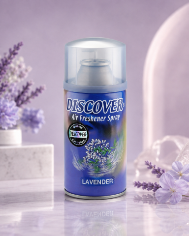 Discover Otomatik Sprey Püskürtücü Spreyi Lavender 320 ML
