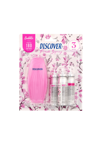 Discover Fresh Sprey Set 3 Yedekli Bubble