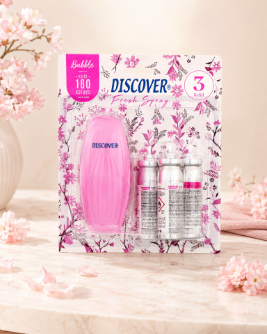 Discover Fresh Sprey Set 3 Yedekli Bubble
