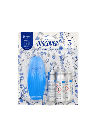 Discover Fresh Sprey Set 3 Yedekli Wave