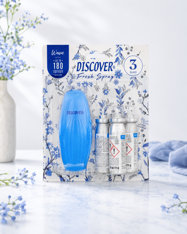 Discover Fresh Sprey Set 3 Yedekli Wave