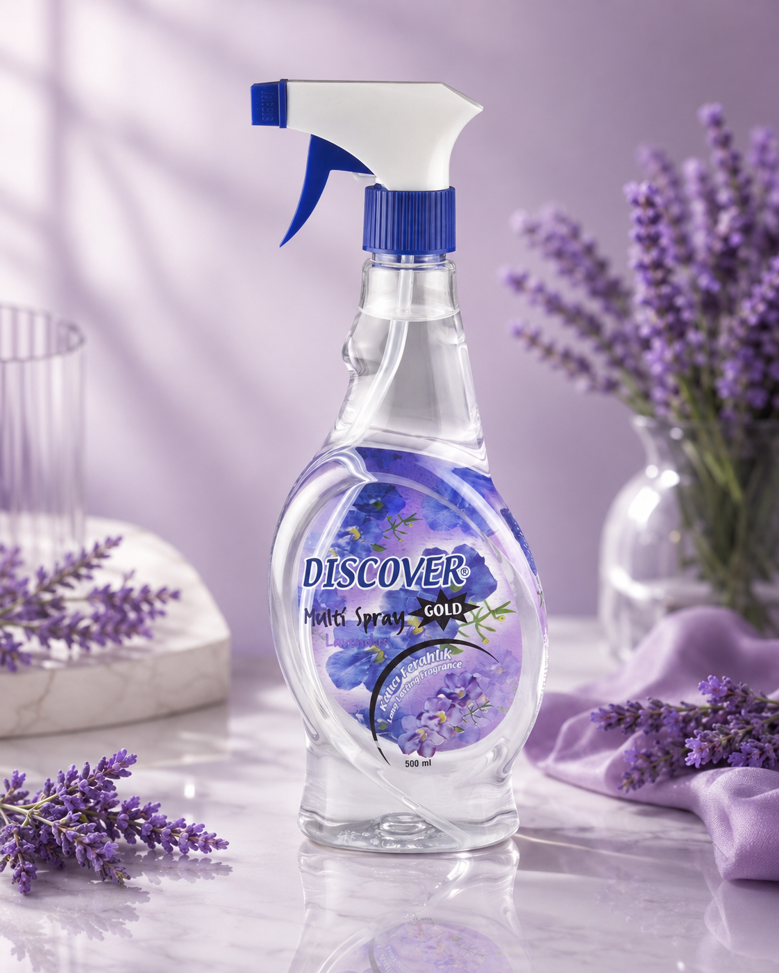 Discover Multi Gold Sprey Lavender
