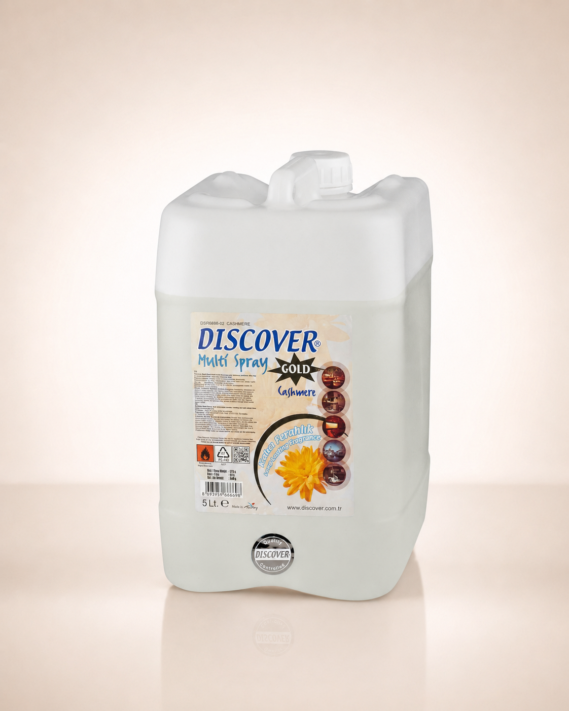 Discover Multi Gold Sprey Cashmere 5 LT Bidon