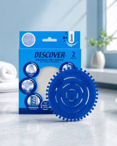 Discover Çok Amaçlı Koku Giderici Pisuvar Plastiği 2'li Queen