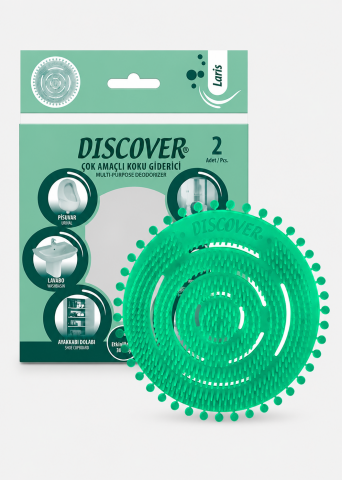 Discover Çok Amaçlı Koku Giderici Pisuvar Plastiği 2'li Laris