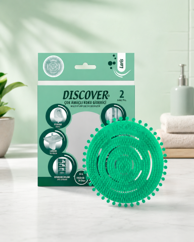Discover Çok Amaçlı Koku Giderici Pisuvar Plastiği 2'li Laris