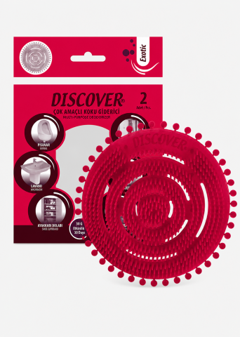 Discover Çok Amaçlı Koku Giderici Pisuvar Plastiği 2'li Exotic